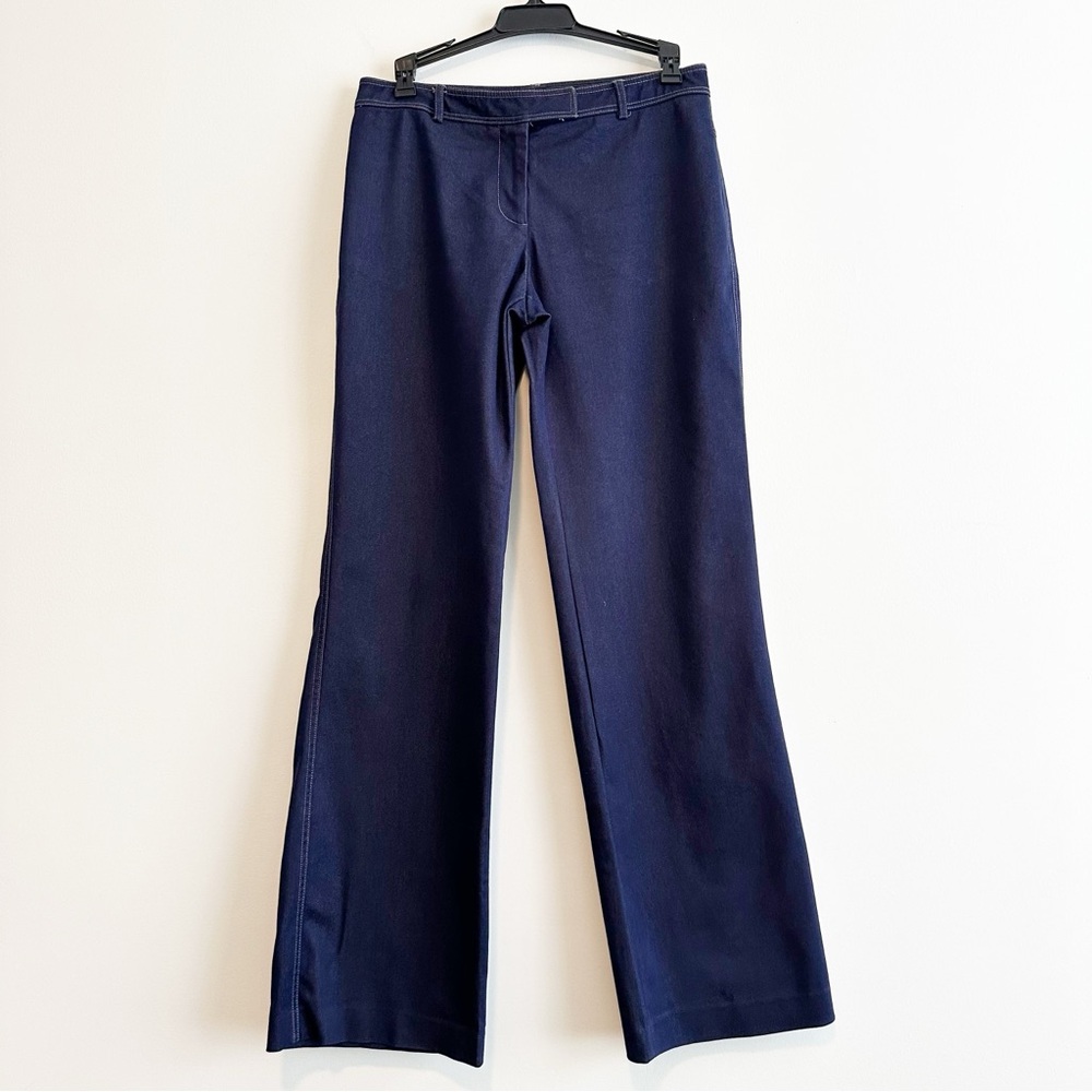 Vintage Express Stretch Indigo Flare Trousers